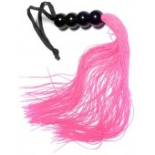 Розовая силиконовая плеть - 35,5 см. - Boys of Toys - купить с доставкой в Тамбове