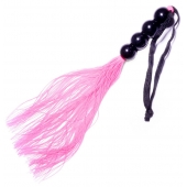Розовая силиконовая плеть - 35,5 см. - Boys of Toys - купить с доставкой в Тамбове