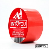 Красный скотч для фиксации Non-Sticky Bondage Tape - 15 м. - Intoyou - купить с доставкой в Тамбове