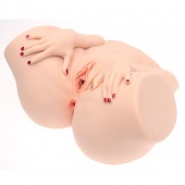 Телесный мастурбатор-полуторс Barbie - Naked Factory - в Тамбове купить с доставкой