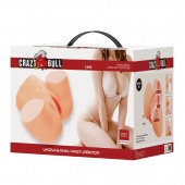 Телесный мастурбатор Liora с 2 любовными тоннелями - Baile - в Тамбове купить с доставкой