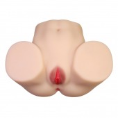 Телесный мастурбатор с 2 любовными отверстиями Olivia - Baile - в Тамбове купить с доставкой