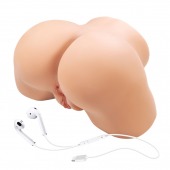 Телесный мастурбатор Olivia с 2 любовными отверстиями - Baile - в Тамбове купить с доставкой