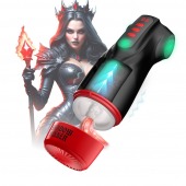 Интерактивный мастурбатор Raven с вакуумом, вибрацией и подсветкой - Shots Media BV - в Тамбове купить с доставкой