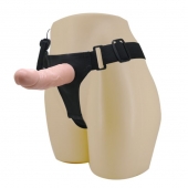 Реалистичный страпон-фаллоимитатор на трусиках Ultra Passionate Harness - 15 см. - Baile - купить с доставкой в Тамбове