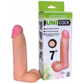 Фаллическая насадка Харнесс UNICOCK 7  - 19 см. - LOVETOY (А-Полимер) - купить с доставкой в Тамбове