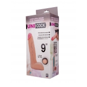 Фаллическая насадка Харнесс UNICOCK 9  - 24 см. - LOVETOY (А-Полимер) - купить с доставкой в Тамбове