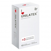 Ультратонкие презервативы Unilatex Ultra Thin - 12 шт. + 3 шт. в подарок - Unilatex - купить с доставкой в Тамбове