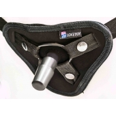 Вибрострапон с двумя насадками UniStrap - 18 и 18 см. - LOVETOY (А-Полимер) - купить с доставкой в Тамбове