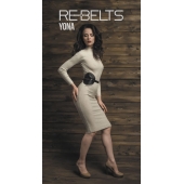 Пояс с клёпками Yona Black - Rebelts - купить с доставкой в Тамбове