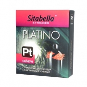 Стимулирующая насадка с шипиками по бокам Platino  Тайфун - Sitabella - купить с доставкой в Тамбове