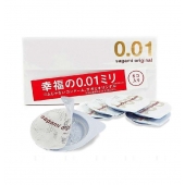 Супер тонкие презервативы Sagami Original 0.01 - 5 шт. - Sagami - купить с доставкой в Тамбове
