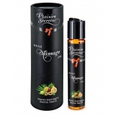 Массажное масло с ароматом экзотических фруктов Huile de Massage Gourmande Fruits Exotiques - 59 мл. - Plaisir Secret - купить с доставкой в Тамбове