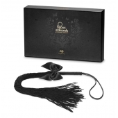 Чёрная плётка Lilly Whip Bijoux - Bijoux Indiscrets - купить с доставкой в Тамбове