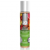 Смазка с ароматом тропических фруктов JO Flavored Tropical Passion - 30 мл. - System JO - купить с доставкой в Тамбове