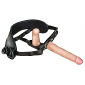 Женский страпон с вагинальной пробкой Woman Strap - 18 см. - LOVETOY (А-Полимер) - купить с доставкой в Тамбове