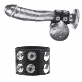 Ремень на член и мошонку 1.5  Cock Ring With Ball Strap - BlueLine - купить с доставкой в Тамбове