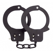 Чёрные наручники из листового металла BONDX METAL CUFFS BLACK - Dream Toys - купить с доставкой в Тамбове