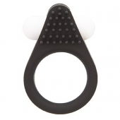 Чёрное эрекционное кольцо LIT-UP SILICONE STIMU RING 1 BLACK - Dream Toys - в Тамбове купить с доставкой
