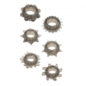 Набор из 6 дымчатых эрекционных колец MENZSTUFF 6PC STRECHEABLE RING SET - Dream Toys - в Тамбове купить с доставкой
