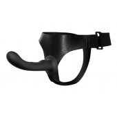Страпон с изогнутой головкой Ultra Harness Curvy Dildo - 15,8 см. - Baile - купить с доставкой в Тамбове