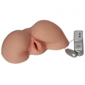 Телесная вибровагина из киберкожи с выносным пультом - LOVETOY (А-Полимер) - в Тамбове купить с доставкой