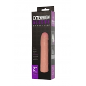 Насадка-удлинитель Extension sleeve телесного цвета - 18,5 см. - Sitabella - в Тамбове купить с доставкой