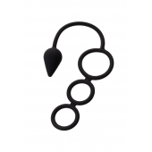 Тройное эрекционное кольцо с анальным хвостом Drop S-size - Erotist Adult Toys - в Тамбове купить с доставкой