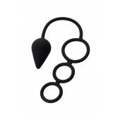 Тройное эрекционное кольцо с анальным хвостом Drop M-size - Erotist Adult Toys - в Тамбове купить с доставкой