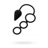 Тройное эрекционное кольцо с анальным хвостом Drop M-size - Erotist Adult Toys - в Тамбове купить с доставкой