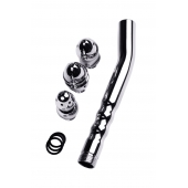 Металлический анальный душ с тремя насадками - ToyFa - купить с доставкой в Тамбове