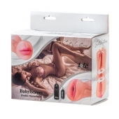 Двусторонний мастурбатор с вибропулей Satisfaction Babylicious - Lola Games - в Тамбове купить с доставкой