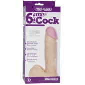 Ультра реалистичная насадка Vac-U-Lock  6  ULTRASKYN Cock - 17,3 см. - Doc Johnson - купить с доставкой в Тамбове