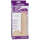 Ультрареалистичная насадка для трусиков Vac-U-Lock 8  ULTRASKYN Cock - 20,57 см. - Doc Johnson - купить с доставкой в Тамбове