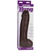 Большая насадка для трусиков Vac-U-Lock Realistic Hung - 31,7 см. - Doc Johnson - купить с доставкой в Тамбове
