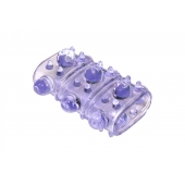 Фиолетовая насадка на пенис Rings Armour - Lola Games - в Тамбове купить с доставкой