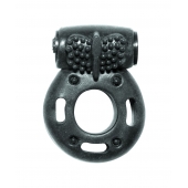 Черное эрекционное кольцо с вибрацией Rings Axle-pin - Lola Games - в Тамбове купить с доставкой