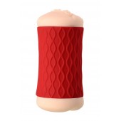 Двухсторонний мастурбатор JOS  NADIN в красном цилиндре - JOS - в Тамбове купить с доставкой