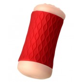 Двухсторонний мастурбатор JOS  NADIN в красном цилиндре - JOS - в Тамбове купить с доставкой