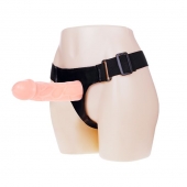 Телесный фаллоимитатор на трусиках Jessica Strap-On - 15,5 см. - Baile - купить с доставкой в Тамбове