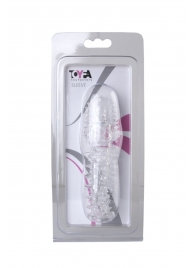Прозрачная насадка с шишечками и шипами - 13,5 см. - Toyfa Basic - в Тамбове купить с доставкой