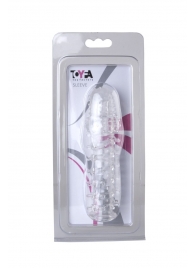 Прозрачная, закрытая насадка с шипами и точками - 13,5 см. - Toyfa Basic - в Тамбове купить с доставкой Прозрачная, закрытая насадка с шипами и точками - 13,5 см. - Toyfa Basic - в Тамбове купить с доставкой