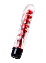 Классический вибратор TOYFA Trio Vibe красного цвета - 18 см. - Toyfa Basic купить в Тамбове с доставкой в Orgasmix.ru Классический вибратор TOYFA Trio Vibe красного цвета - 18 см. - Toyfa Basic