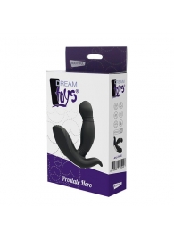 Черный вибромассажер простаты PROSTATE HERO - Dream Toys - в Тамбове купить с доставкой