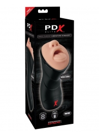 Мастурбатор-ротик Deep Throat Vibrating Stroker - Pipedream - в Тамбове купить с доставкой