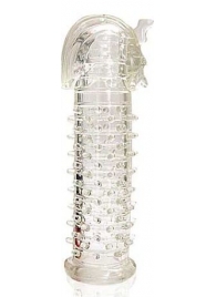 Закрытая прозрачная насадка на пенис Crystal Sleeve Faraon - 13,5 см. - Erowoman-Eroman - в Тамбове купить с доставкой