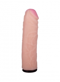 Черный пояс-трусики с насадкой  Гламур Dana  - 15,5 см. - LOVETOY (А-Полимер) - купить с доставкой в Тамбове
