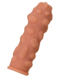 Телесная реалистичная насадка KOKOS Extreme Sleeve 11 с дополнительной стимуляцией - 12,7 см. - KOKOS - в Тамбове купить с доставкой Телесная реалистичная насадка KOKOS Extreme Sleeve 11 с дополнительной стимуляцией - 12,7 см. - KOKOS - в Тамбове купить с доставкой