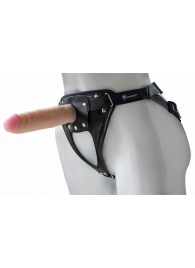 Универсальный мягкий пояс с насадкой Hard brutal BDSM-КОНСУЛ - 17 см. - LOVETOY (А-Полимер) - купить с доставкой в Тамбове