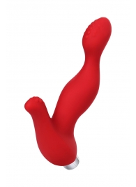 Красный силиконовый вибростимулятор простаты Proman - 12,5 см. - ToyFa - в Тамбове купить с доставкой